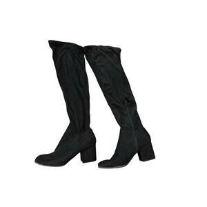 Christian Siriano faux suede over the knee boots